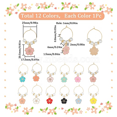 Alloy Enamel Wine Glass Charms(AJEW-SC0002-13)-2