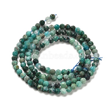 Natural Chrysocolla Beads Strands(G-K373-B06-03)-3