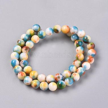 Natural White Jade Beads Strands(G-H1625-8mm-PR16)-2