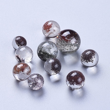 Natural Green Lodolite Quartz/Garden Quartz Beads(G-E558-02B)-2