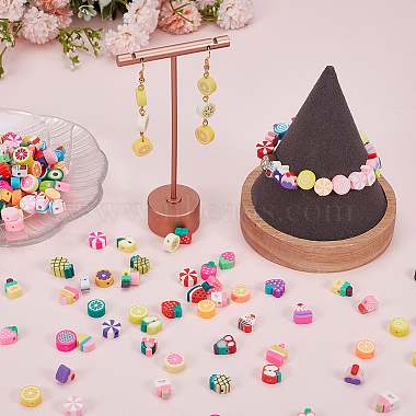 400Pcs 2 Styls Handmade Polymer Clay Beads(CLAY-SP0001-16)-3