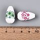Printed Handmade Porcelain Beads(PORC-N014-06B)-4