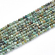 Natural African Turquoise(Jasper) Beads Strands(X-G-T064-18-2mm)-1