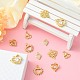 12Pcs 6 Styles Rack Plating Brass Pave Cubic Zirconia Pendants(KK-CJ0002-05)-5