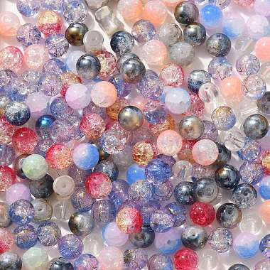 Mixed Color Round Glass Beads