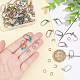 50Pcs Rainbow Color 304 Stainless Steel Leverback Earring Findings(DIY-DC0001-52)-2