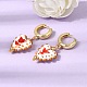 Brass Hoop Dangle Earrings(KK-CBA8324-26G)-3