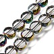 Electroplated Transparent Glass Beads Strands(GL-CBA98F0-06A-03)-1