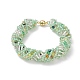 bracelet toho japonais en perles de graines et au chalumeau avec fermoirs magnétiques en laiton(BJEW-MZ00036-02)-1