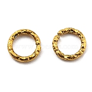 304 Stainless Steel Jump Rings, Open Jump Rings, Twisted, Round Ring, Real 18K Gold Plated, 6x1mm, 18 Gauge, Inner Diameter: 4mm(STAS-N092-167C-G)