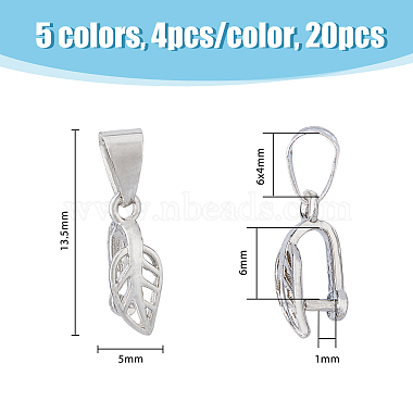 супернаходки 20шт. 5 цвета латунь ручки для ледорубов(KK-FH0005-80)-2