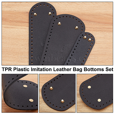 TPR Plastic Imitation Leather Bag Bottoms Set(FIND-WH0013-96)-4