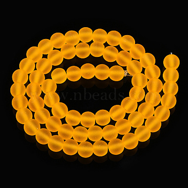 Transparent Glass Beads Strands(X-GLAA-T032-T6mm-MD11)-3