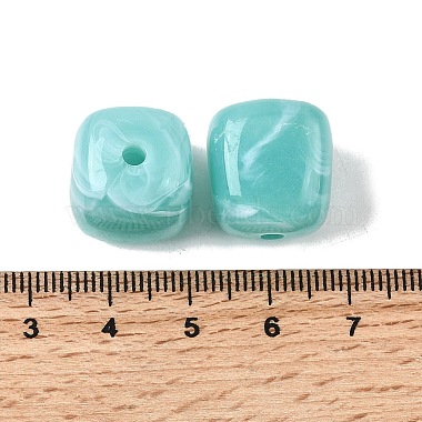 perles acryliques opaques(X-OACR-D320-01H)-3