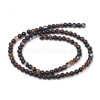naturelles agate perles brins(X-G-L555-04-4mm)-3