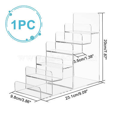 6 段アクリルウォレットディスプレイライザー(ODIS-WH0002-82)-2