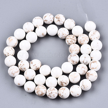 Natural Magnesite Beads Strands(X-G-S373-003-8mm)-2