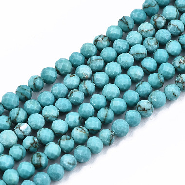 Round Synthetic Turquoise Beads