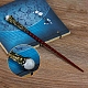 Natural Moonstone Magic Wand with Wooden Findings(PW-WG44227-15)-1