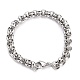 Tarnish Resistant 304 Stainless Steel Rolo Chain Bracelets(BJEW-Z011-14P)-1