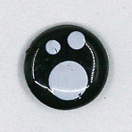 Craft Plastic Doll Eyes, Stuffed Toy Eyes, Flat Round, Black, 12mm(DOLL-PW0004-50C)