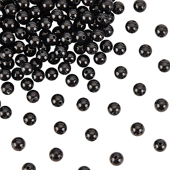 Natural Black Tourmaline Beads Strands, Grade AB+, Round, 4mm, Hole: 0.6mm, about 84~85pcs/strand, 15.28~15.35''(38.8~39cm)