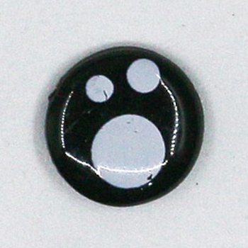 Craft Plastic Doll Eyes, Stuffed Toy Eyes, Flat Round, Black, 12mm