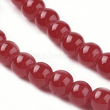 Imitation Jade Glass Beads Strands(X-DGLA-S076-4mm-29)-3