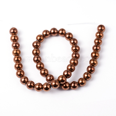 Non-Magnetic Synthetic Hematite Beads Strands(G-G091-4mm)-3