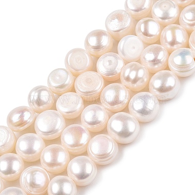 Natural Cultured Freshwater Pearl Beads Strands(PEAR-N014-07J)-4