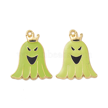 Halloween Theme Rack Plating Alloy Enamel Pendants(PALLOY-O109-55LG)-2