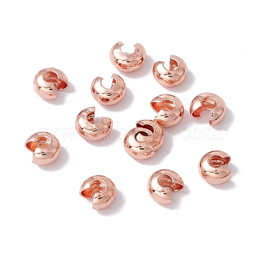 Brass Crimp Beads Covers(X-KK-P219-05D-RG)-3
