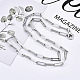 Brass Paperclip Chains(MAK-S072-14B-P)-4