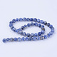Natural Blue Spot Jasper Beads Strands(X-G-Q462-6mm-06)-2