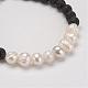 Bracelets de perles de pierre de lave naturelle(BJEW-JB02799)-2
