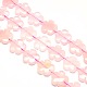 Natural Rose Quartz Flower Beads Strands(G-L241B-05)-1