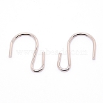Iron S-shaped Hook, Platinum, 29x25x2mm(IFIN-WH0057-21P)