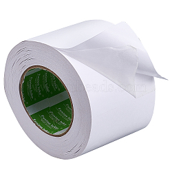 Double Sided Adhesive Paper, For Packing Paper Craft Handmade Card Photo Albums, Column, White, 10cm, about 50m/roll(AJEW-WH0188-72A)