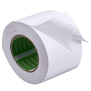 Double Sided Adhesive Paper, For Packing Paper Craft Handmade Card Photo Albums, Column, White, 10cm, about 50m/roll