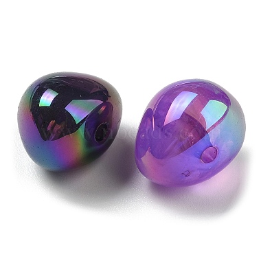 UV Plating Acrylic Beads(PACR-E003-10)-3