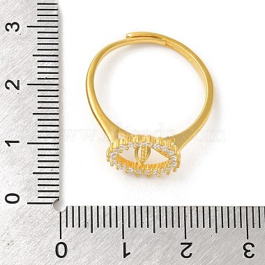 плоское круглое 925 серебро 925 пробы с микропаве циркония регулируемые настройки кольца(STER-NH0001-59G)-4
