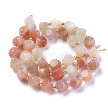 Natural Multi-Moonstone Beads Strands(G-A030-B09-10mm)-2