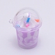 Resin Bubble Tea Pendants(RESI-WH0011-06B)-1