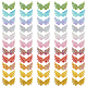 AHADEMAKER 110Pcs 11 Colors Non-Woven Fabric Ornament Accessories(DIY-GA0004-10)-1