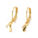 304 Stainless Steel Leverback Earring Findings, with Ice Pick Pinch Bails, Golden, 23.5mm, Pin: 0.5mm(STAS-G283-01G)