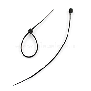 Nylon Cable Ties, Tie Wraps, Zip Ties, Black, 95x3mm, about 1000pcs/bag(TOOL-R024-100mm-01)