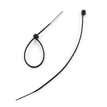 Nylon Cable Ties, Tie Wraps, Zip Ties, Black, 95x3mm, about 1000pcs/bag