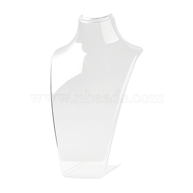 Plastic Bust Necklace Display Stands(NDIS-K004-01C)-2