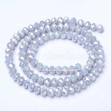 perles en verre plaquent brins(EGLA-A034-P10mm-B11)-2
