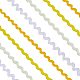 4 Strands 4 Colors Polyester Wave Bending Fringe Trim(OCOR-GF0002-43A)-1